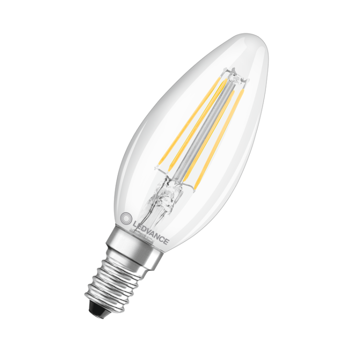 E14 Flamme led Claire 4,2w = 40w 927 IRC97 Effet Filament Ledvance