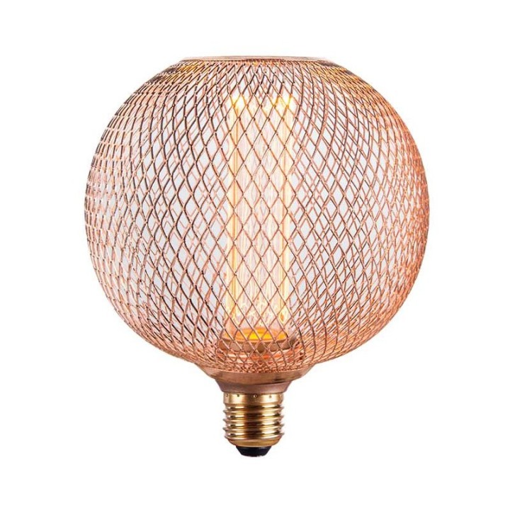 E27 Globe 125 led grid effect 3.5w Vintage 1800K 240V LAES