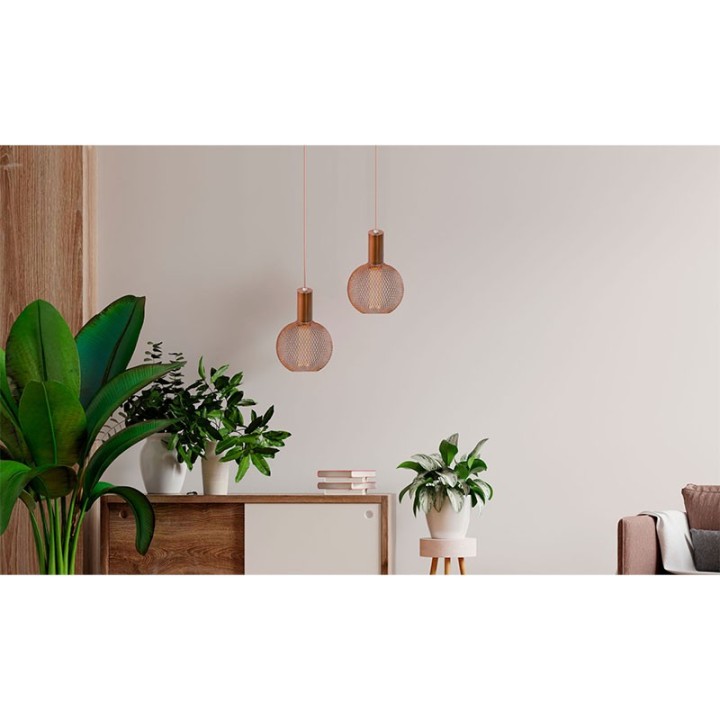 E27 Globe 125 led grid effect 3.5w Vintage 1800K 240V LAES