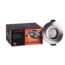 Recessed Adjustable Downlight Brushed Nickel LED 10w 3000-4000-5700K C