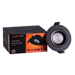 Downlight encastré Orientable Noir led 10w 3000-4000-5700K CCT 40° IRC