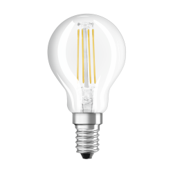 E14 Sphérique Claire LED 3,4w = 40w 940 effet filament dimmable 230v