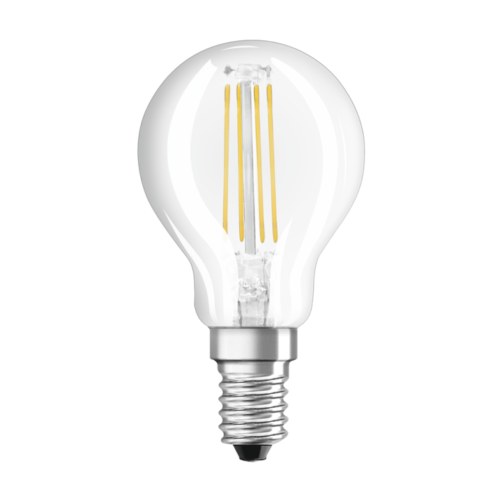 E14 Sphérique Claire LED 3,4w = 40w 940 effet filament dimmable 230v