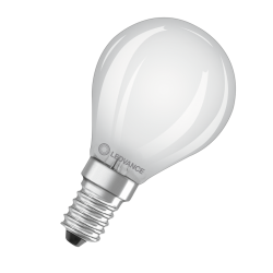 E14 Sphérique Dépolie LED 3,4w = 40w 927 effet filament dimmable 230v