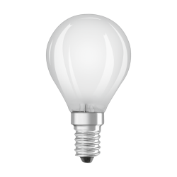 E14 Sphérique Dépolie LED 3,4w = 40w 940 effet filament dimmable 230v
