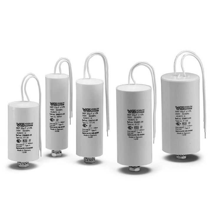 Capacitor 9Mf 250V M8  Vossloh Schwabe