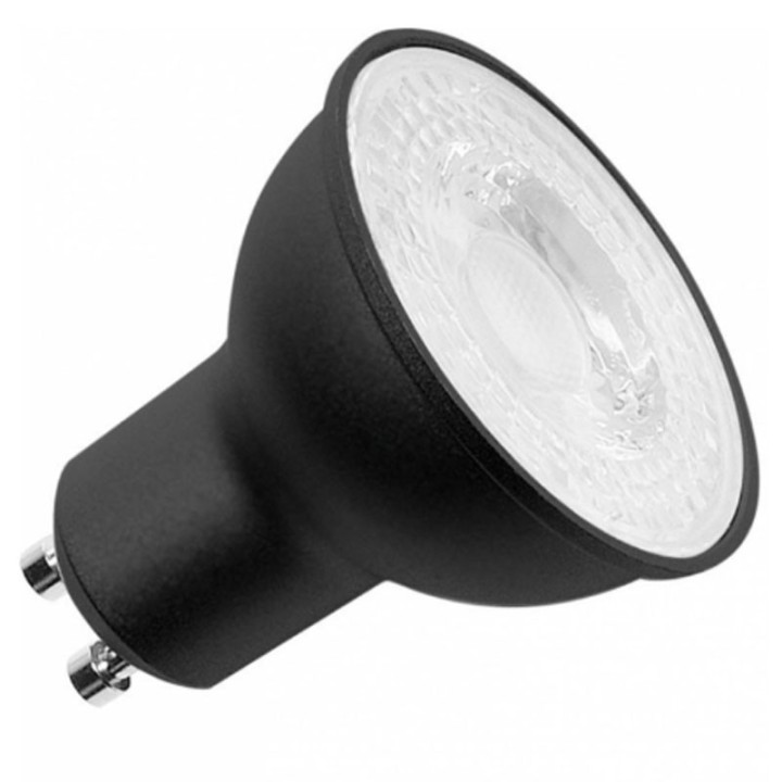 GU10 Reflector bulb PAR16 COB 7w = 60W 830 38D Black LAES