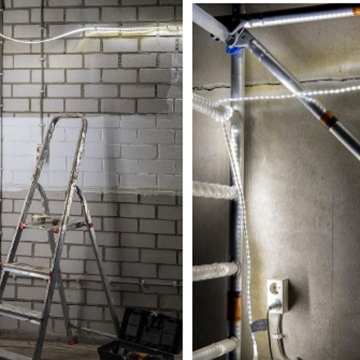 Construction site LED Robust strip 5m 380lm/m 4000K 120° IP65 12x6mm +