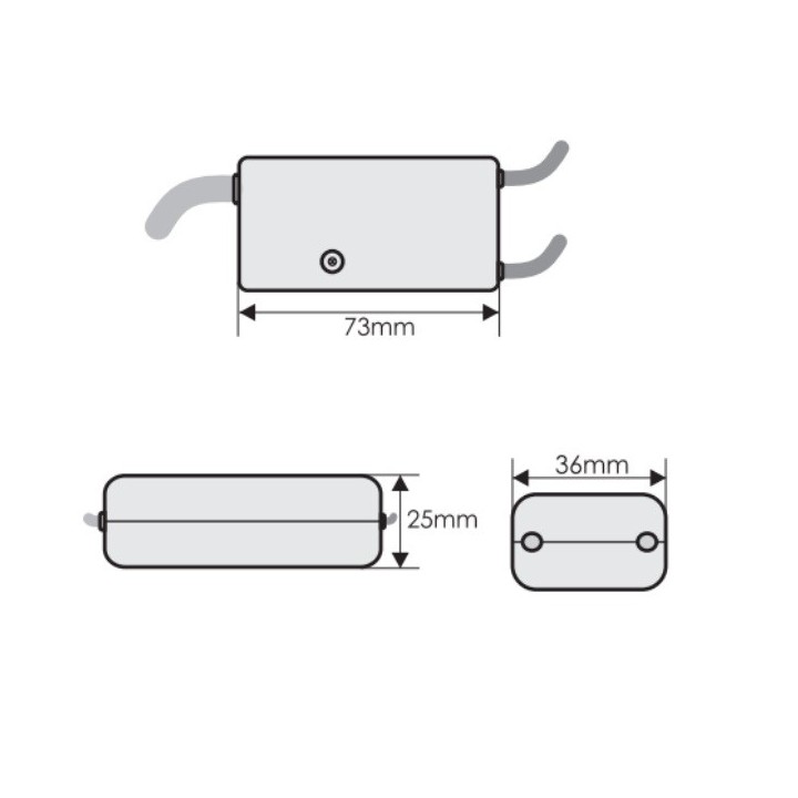 TOPO Mini Mouse Electronic Transformer 12V LED 0-20w and Halogen 0-50w