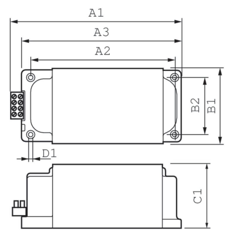 Ballast ferromagnétique BHL 2000 L76-A2 380/400/415V 50Hz HP-317
