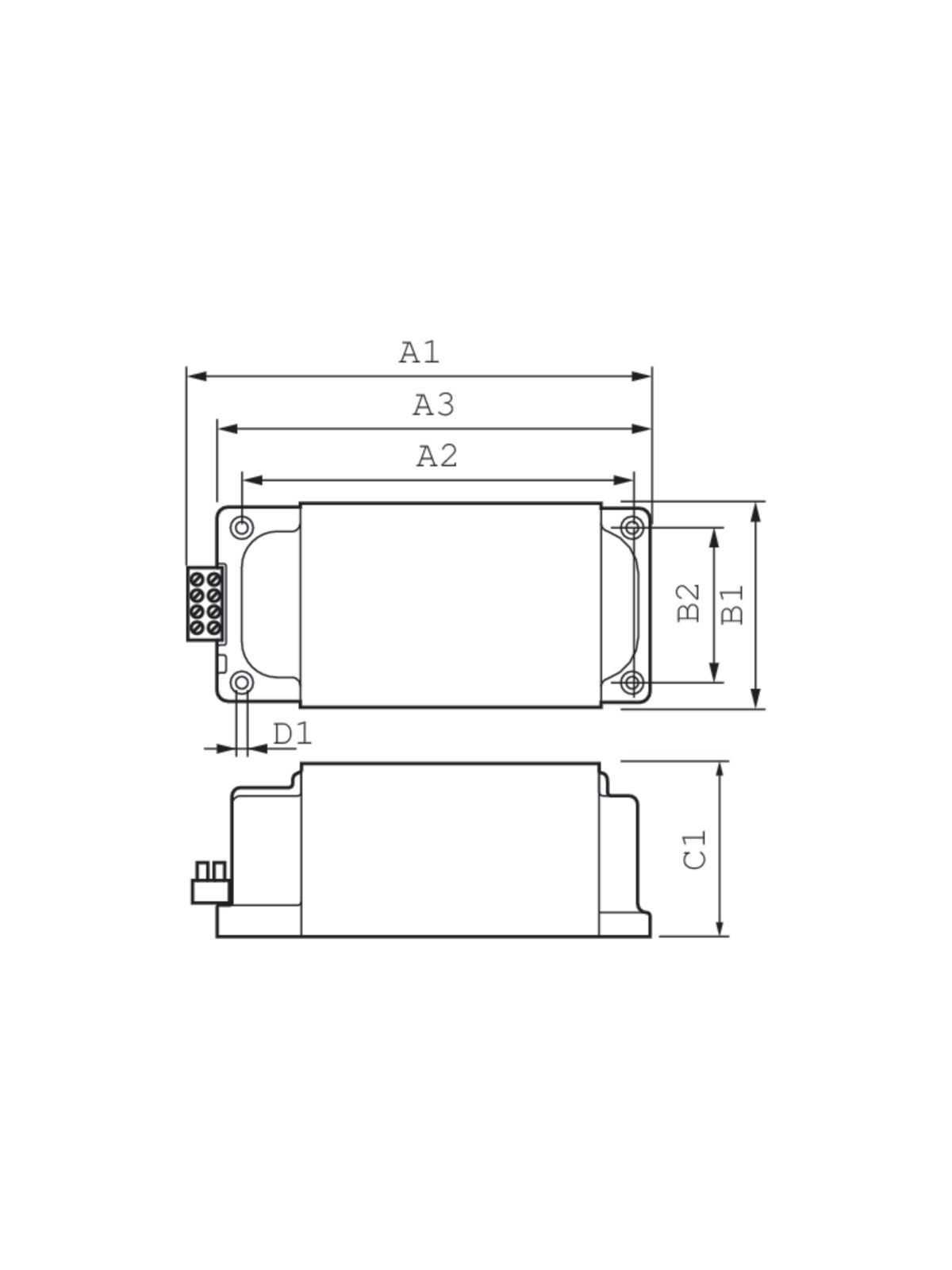 Ballast ferromagnétique BHL 2000 L76-A2 380/400/415V 50Hz HP-317