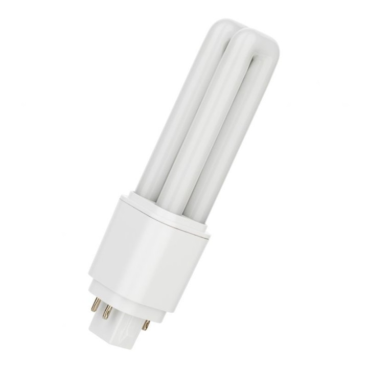 G24q 4-pins TC-D LED 6w = 18w 3000K 230V-240V 360° 