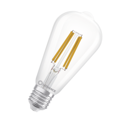 E27 Poirette ST64 led Edison 60 3.8w = 60w Effet Filament Energie A 23