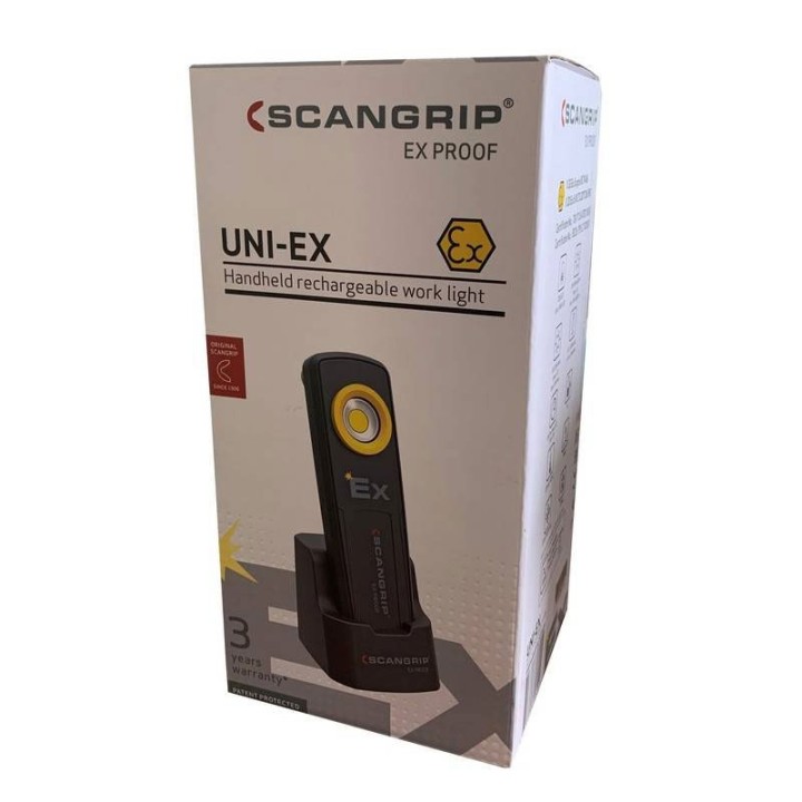 UNI-EX portable lamp - 350Lm rechargeable ATEX