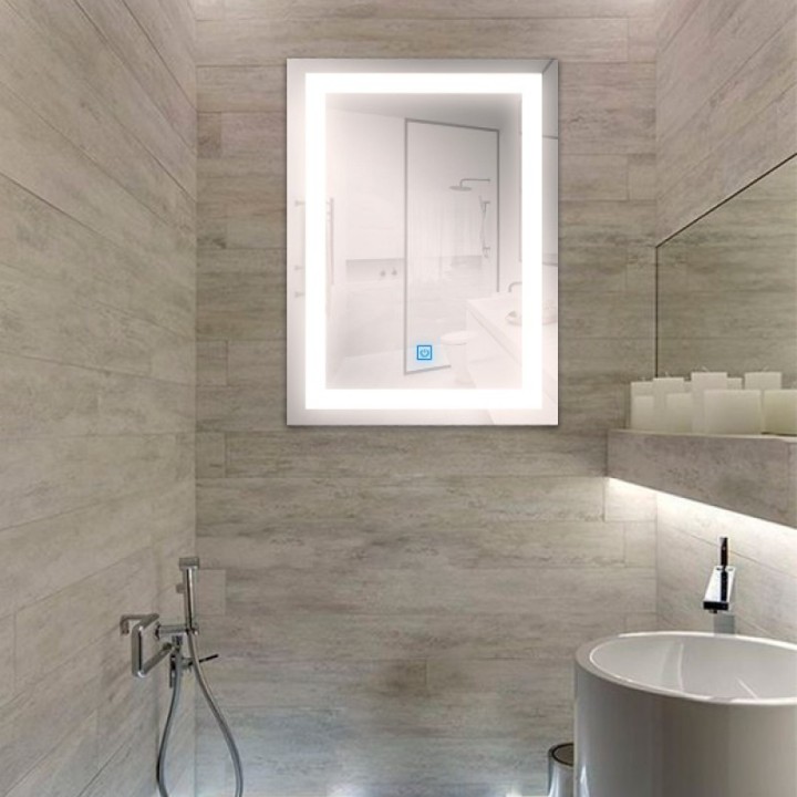 Bathroom or shower room mirror 15w led CCT switch sensory 230v
