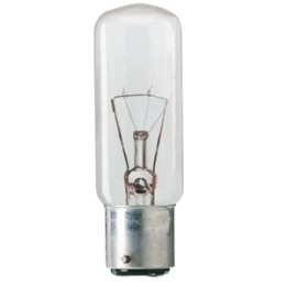 B22D Tube Clear 40w 24v 38x100mm 50Cd