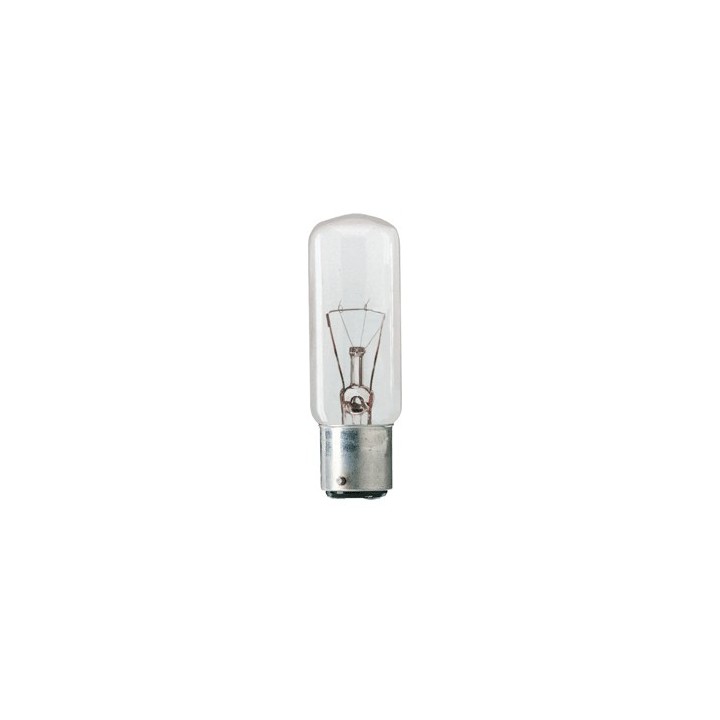 B22D Tube Clear 24w 24v 38x100mm 18Cd
