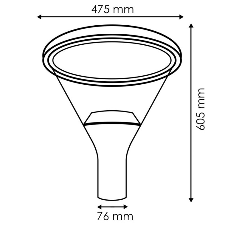 Led floor lamp 60w 2700K 100-240v