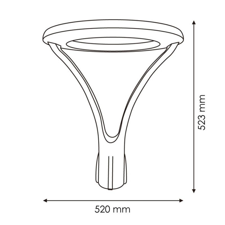 Lampadaire led 100w 2700K 110-240v