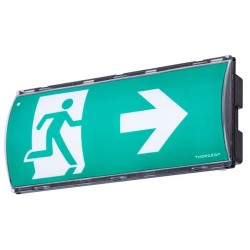 Emergency LED 3H 5W 6000K 150 - 50Lm 30m IP65 IK08 black THORGEON