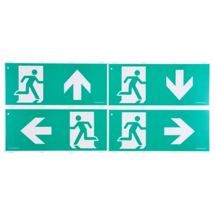 Emergency LED 3H 5W 6000K 150 - 50Lm 30m IP65 IK08 black THORGEON