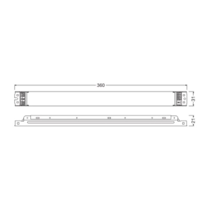 Driver  DALI pour Tube LED EXT Dimmable tube Duo 2X7-26W 220-240V