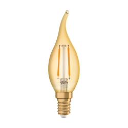 E14 Flamme LED 1906 Coup de Vent Effet Filament 1,5W 120lm