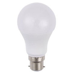 B22 GLS A60 LED 7w 3000°K 12-60v AC/DC