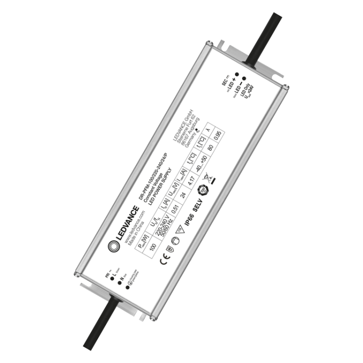 DRIVER LED PERFORMANCE TENSION Constante 24 V 100 W IP66 