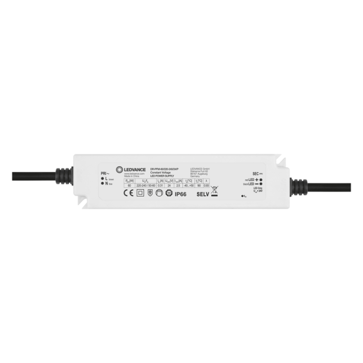 DRIVER LED PERFORMANCE TENSION Constante 24 V 60 W IP66 