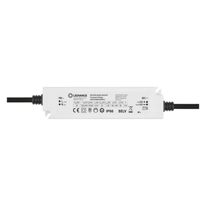 DRIVER LED PERFORMANCE TENSION Constante 24 V 30 W IP66