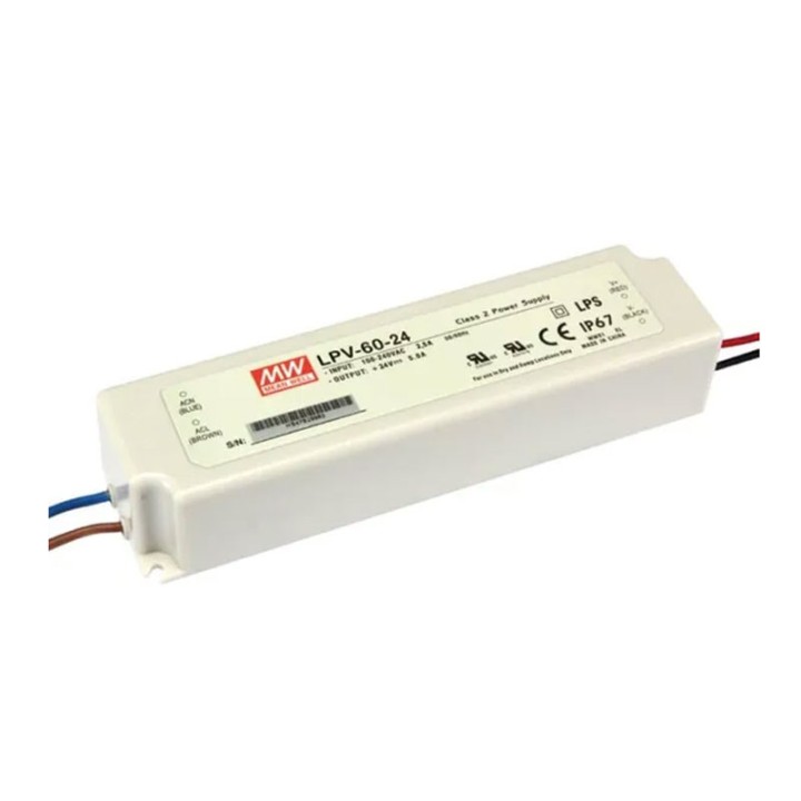LEDDriver LPV-60-24 60w 240V/24V Mean Well