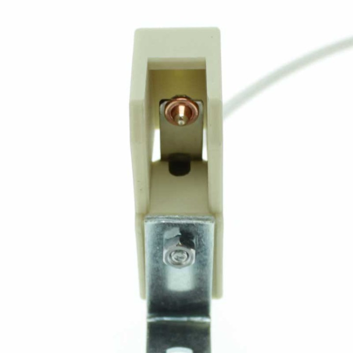 Douille R7S 78mm 6A 250v 350°C Equerre Acier avec câble 25cm SQ70