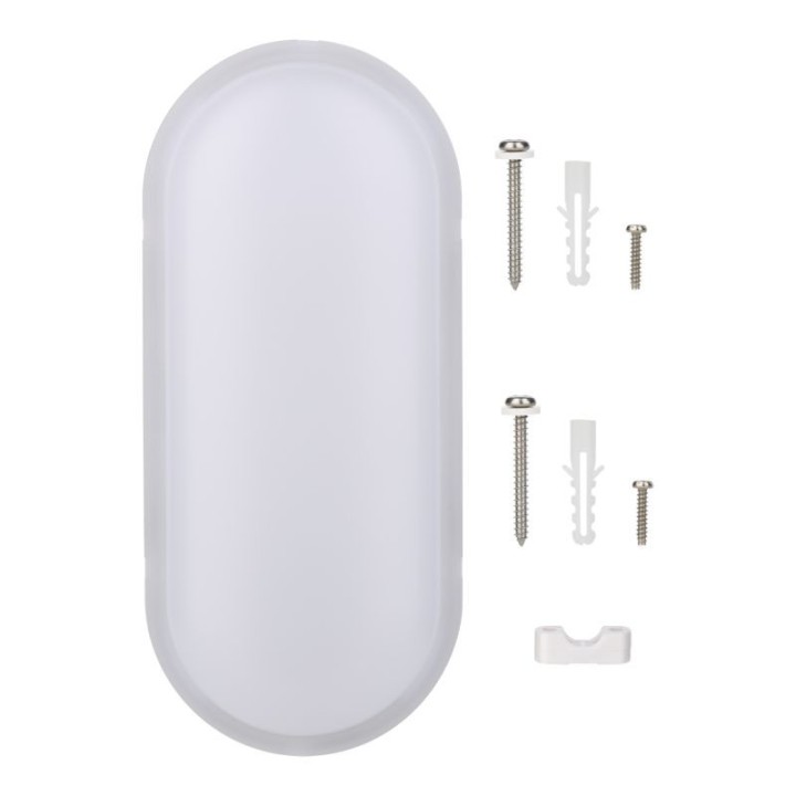 Hublot LED Bulkhead Switch 2CCT détect. HF 7W-16W 3000-4000K IP54 IK07