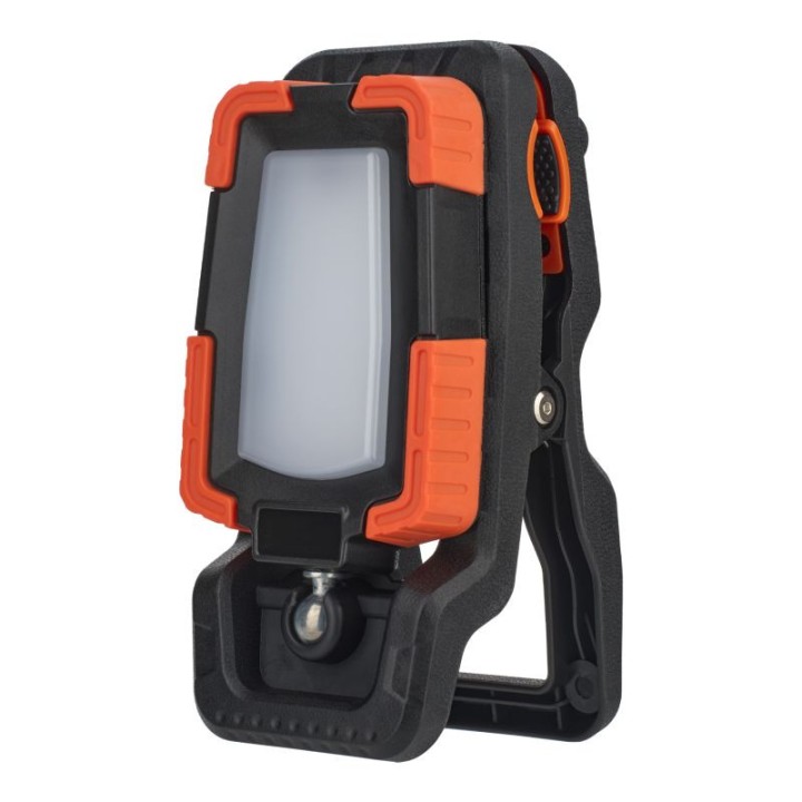 RoBust LED Multi 20W 6500K IP54 IK08 1500lm on clip/clamp - Rechargeab