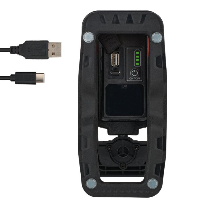 RoBust LED Multi 20W 6500K IP54 IK08 1500lm on clip/clamp - Rechargeab