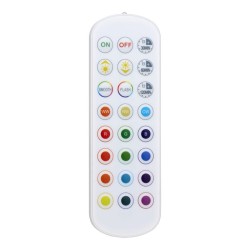 Télécommande 24-Touches pré-programmée pour gyrophare LED RGBW (Beacon