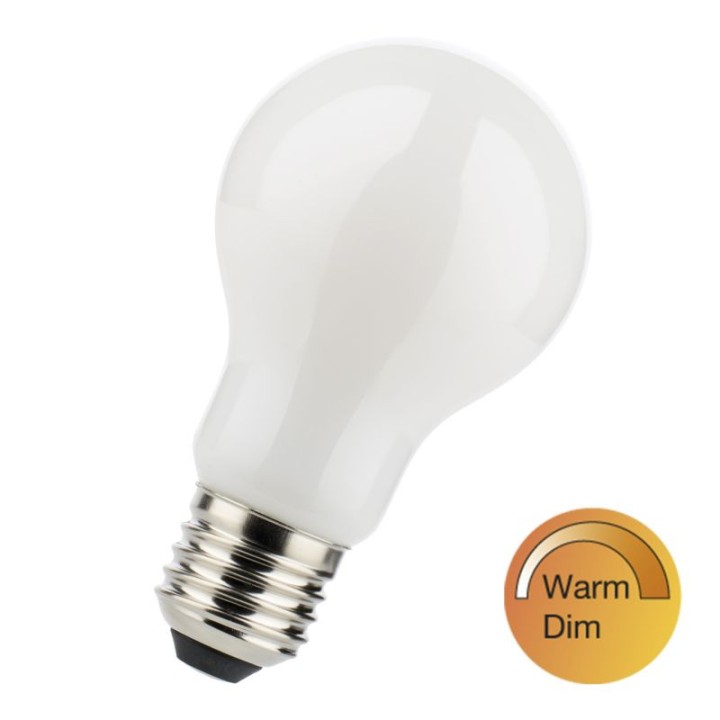 E27 Standard LED Effet Filament A60 6w=60w 822/827 2200-2700K Opale Di
