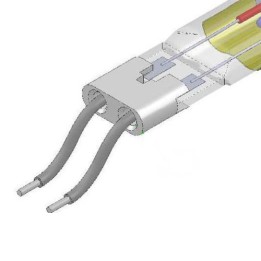 Tube quartz Infrarouge double 7000w 400v 8.5x22.5x1450mm DIRTECH