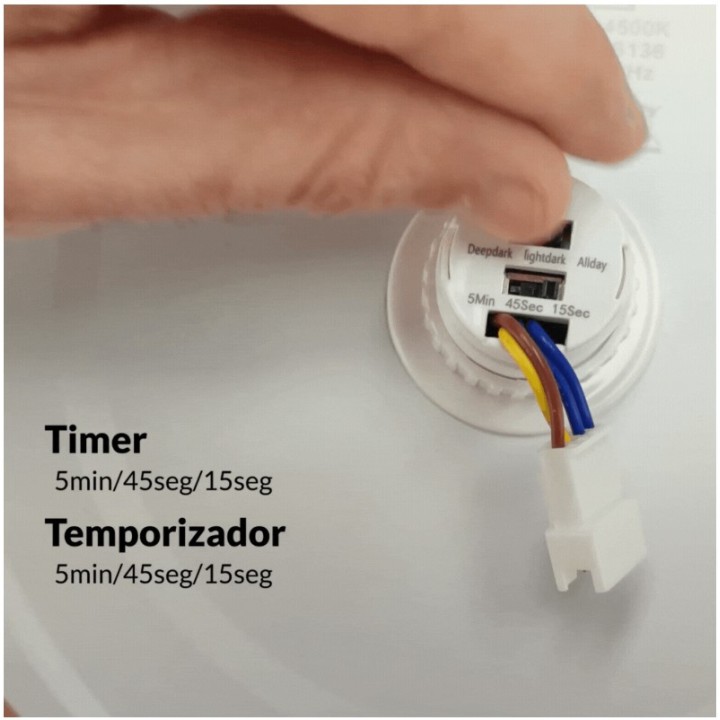 Plafonnier led Blanc 18w 4500K IP20 Sensor Ledme