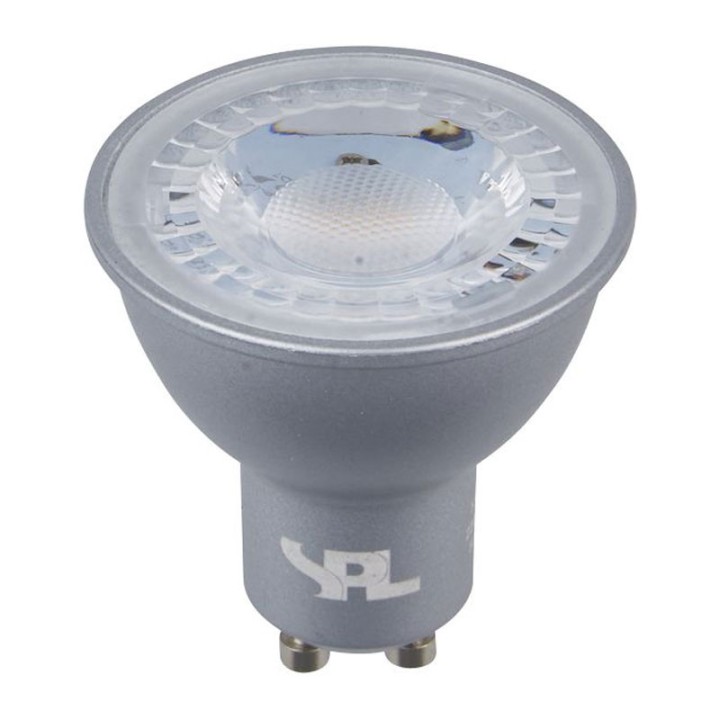 GU10 Réflecteur argent Led 6w = 60w 2200K 40° Gradable 220-240V