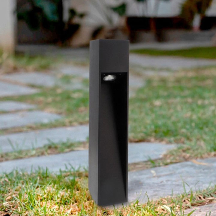 Borne led 10w Noir CCT Hauteur 800mm IP65 220-240v 