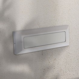 Rectangular White LED Recessed Wall Light 5W 3000K 220-240V