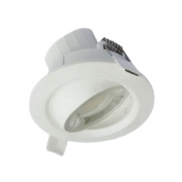 Spot encastré basculant Blanc Led 8w 4000K 38° LAES
