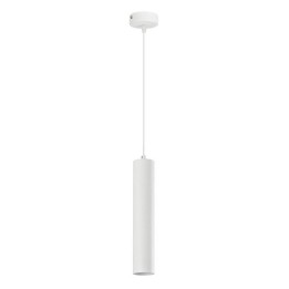 Suspente Blanche Douille GU10 Hauteur 400mm D60mm sans lampe