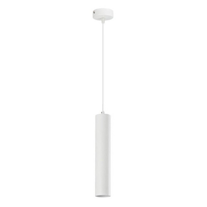 Suspente Blanche Douille GU10 Hauteur 400mm D60mm sans lampe