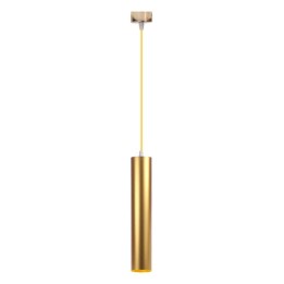 Suspension Gold Socket GU10 Height 400mm D60mm without lamp