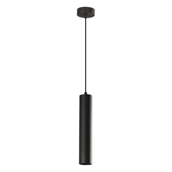 Suspension Black Socket GU10 Height 400mm D60mm without lamp