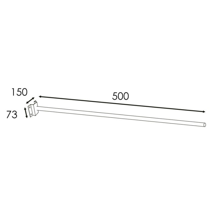 Wall Mount for LED Street Lamps ø 45mm