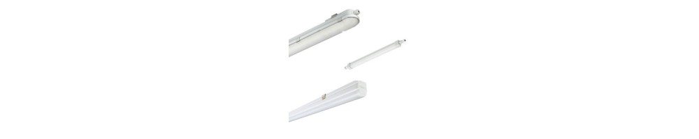 Led waterproof luminaires for industry